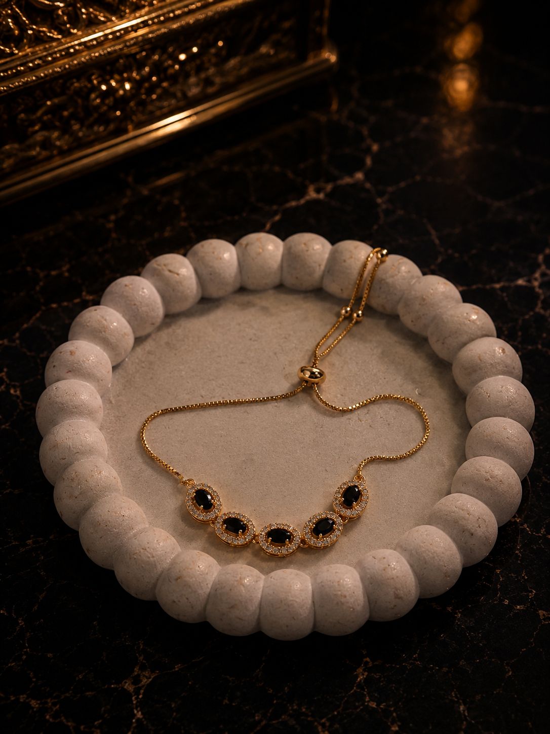 MIDNIGHT AURA ADJUSTABLE BRACELET