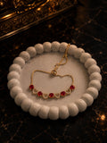 RUBY AURA ADJUSTABLE BRACELET